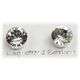 R1 STARTING FOR THIS HURRY!!SPARKLING WHITE CRYSTALS IN SILVER EARRINGS!